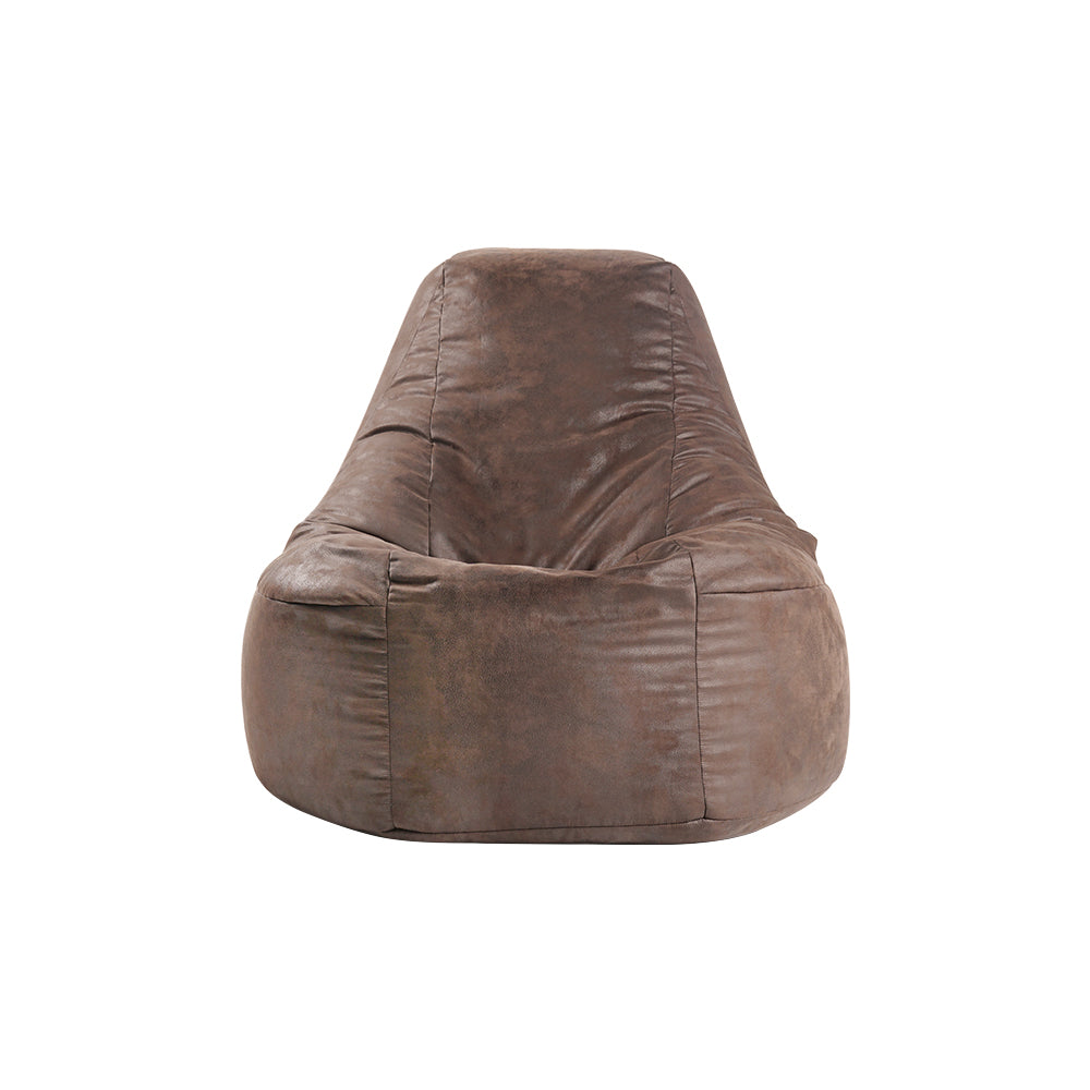 Behemoth – Leather-Print Upholstery Bean Bag Couch