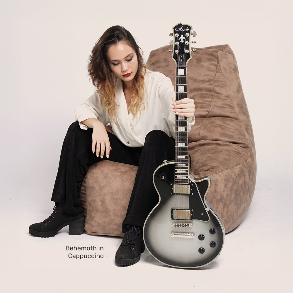 Behemoth – Leather-Print Upholstery Bean Bag Couch