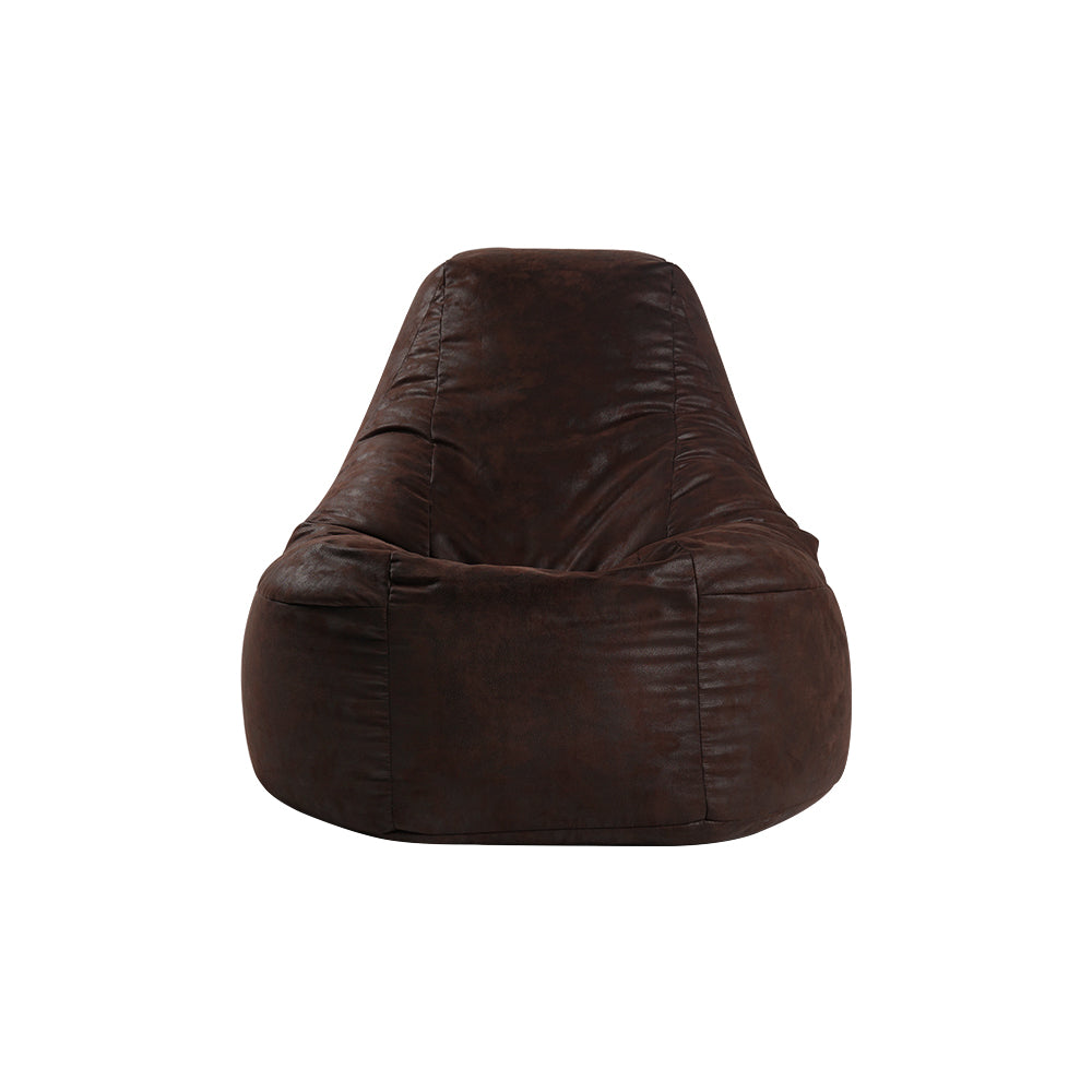 Behemoth – Leather-Print Upholstery Bean Bag Couch