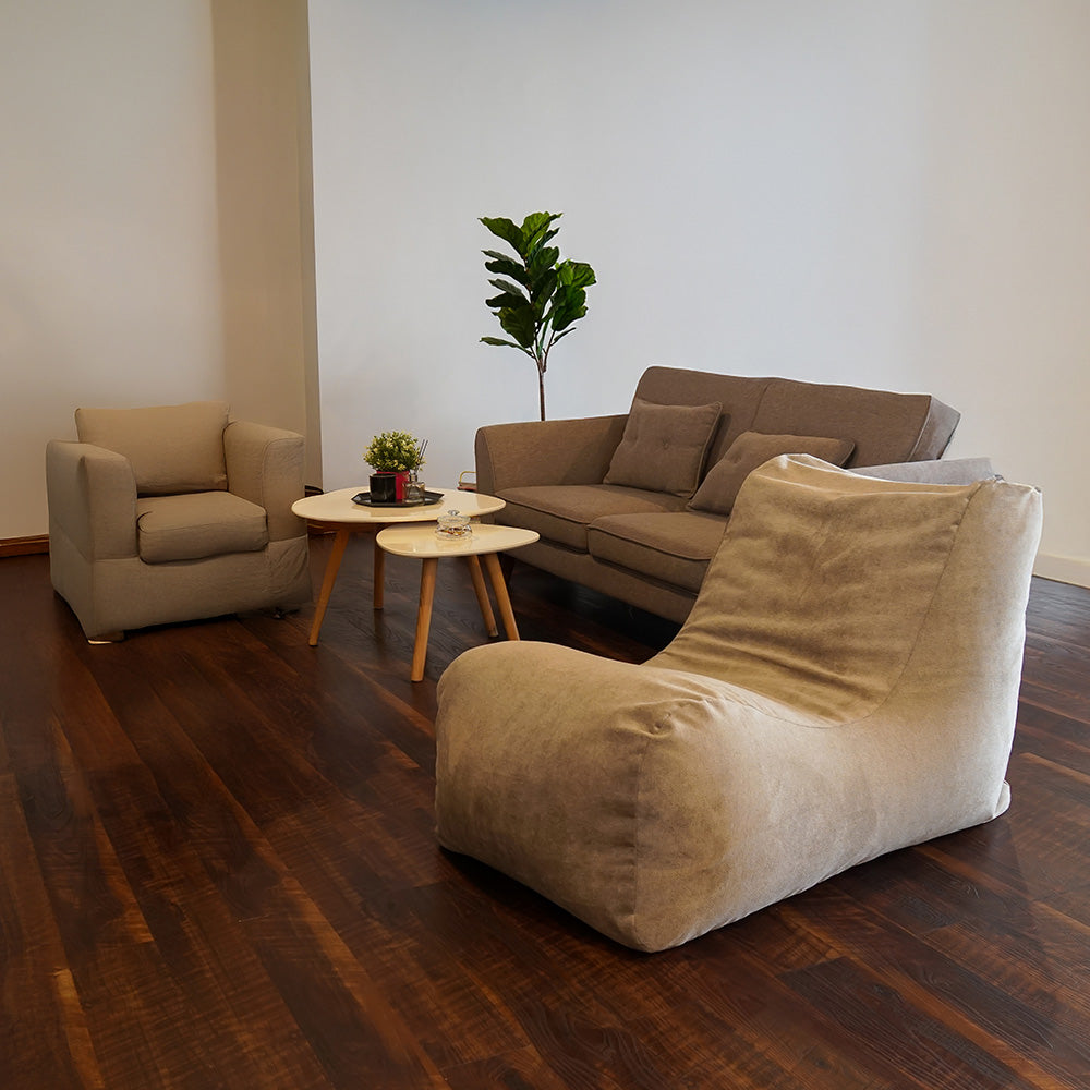 Bohemian – Pile Fabric Bean Bag Recliner