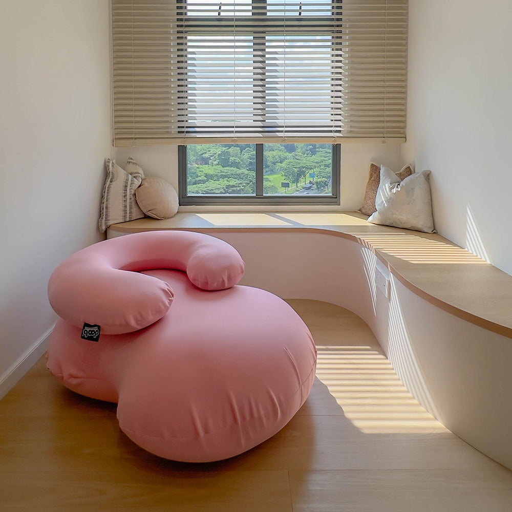 fwooa – ultra versatile spandex bean bag with armrest