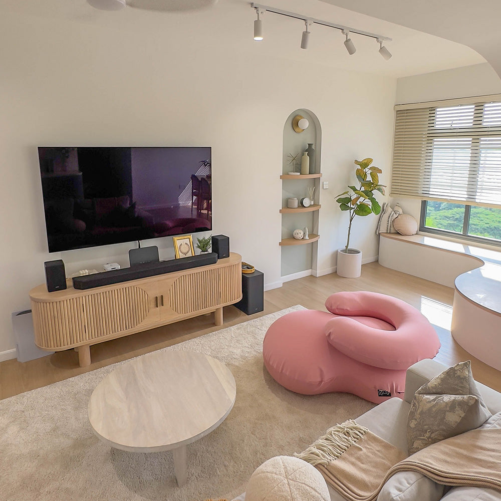 fwooa – ultra versatile spandex bean bag with armrest