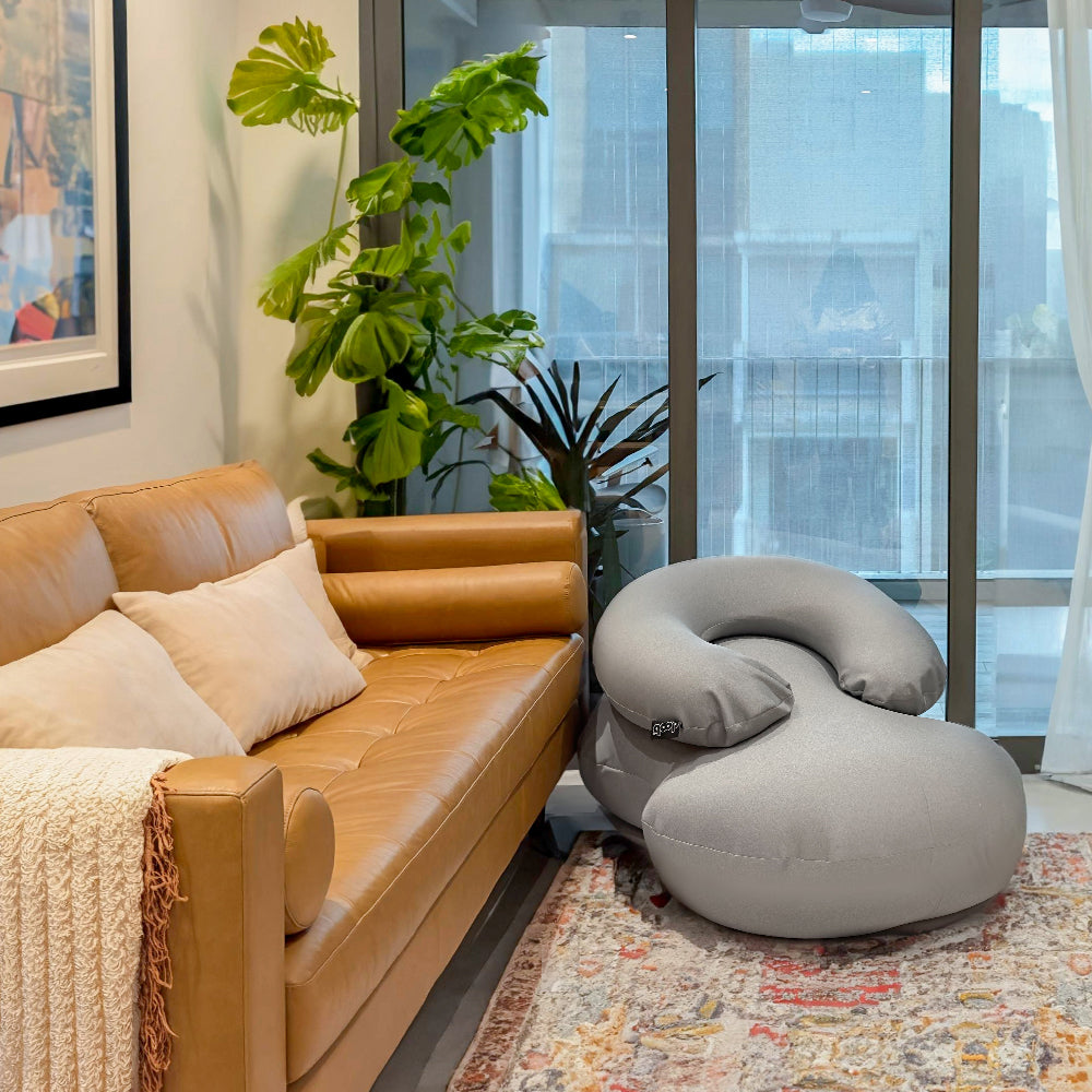 fwooa – ultra versatile spandex bean bag with armrest