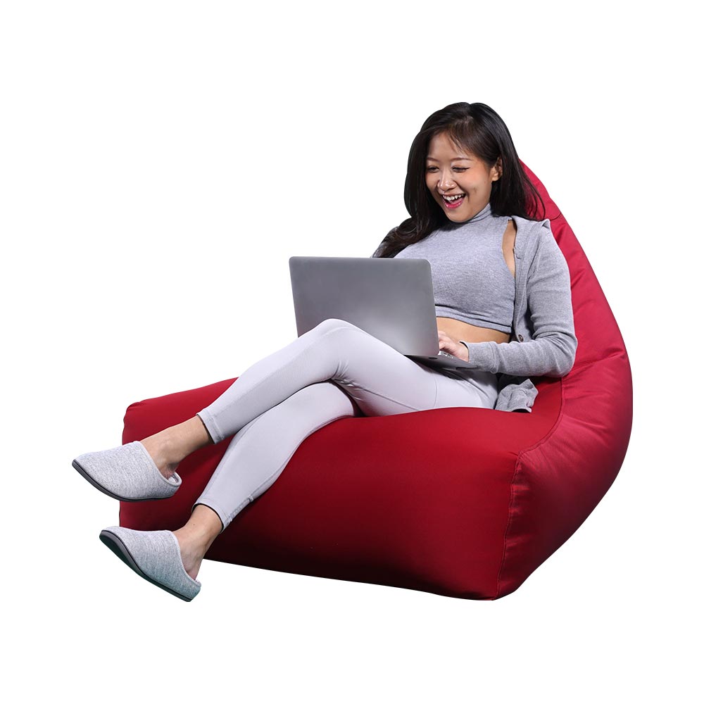 fwoomp – spandex bean bag lounger
