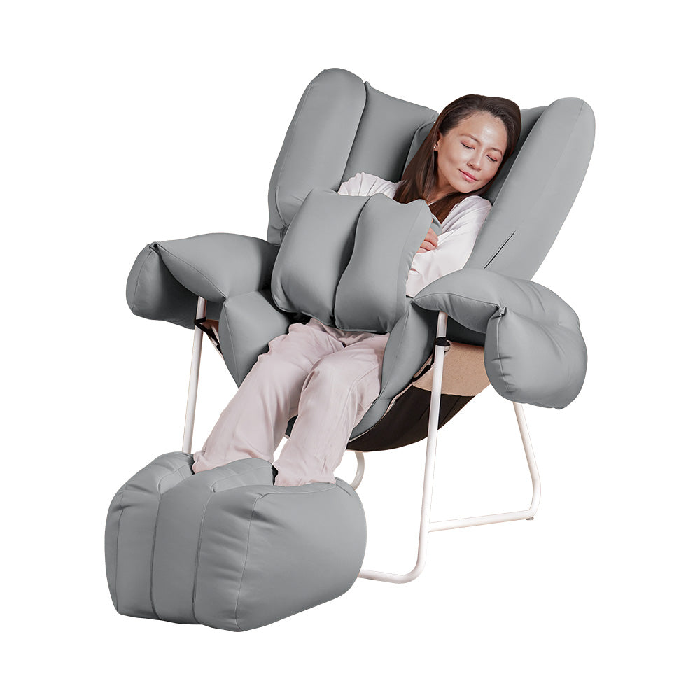 huggu Set – Chair + Footstool + Cushion