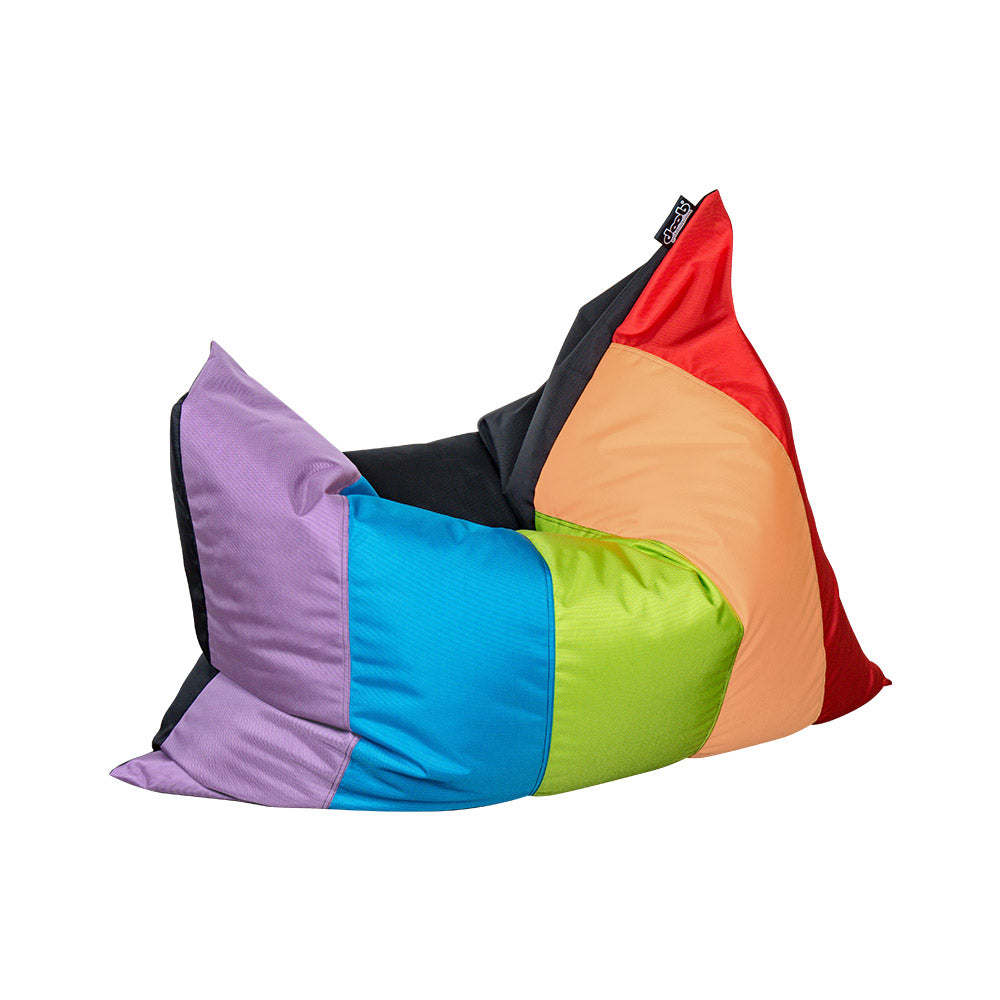 rainbow plopsta’ – zero-waste versatile bean bag