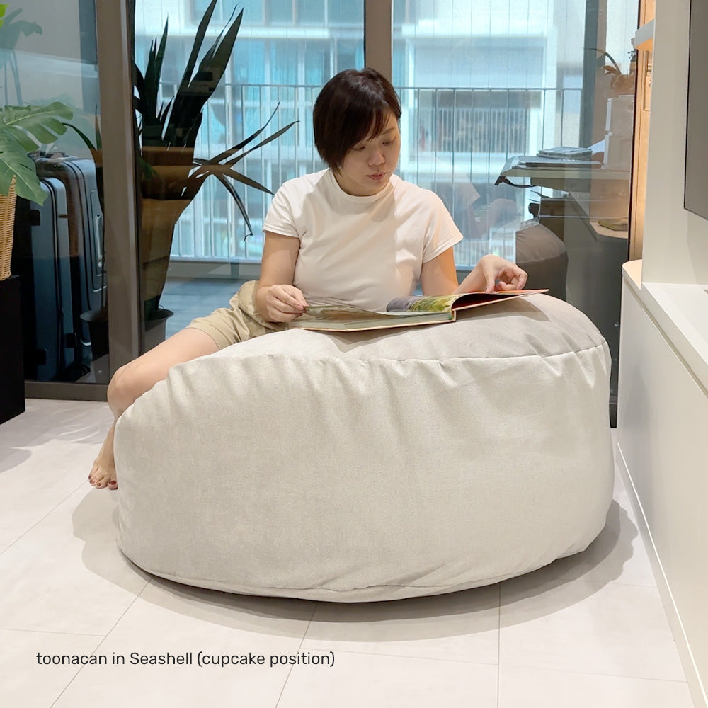 toonacan – canned-food fabric bean bag